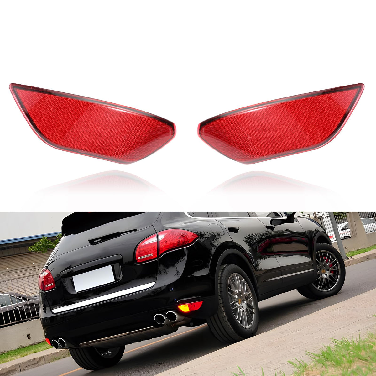 US 95863110500 + 95863110600 Rear Bumper Reflector