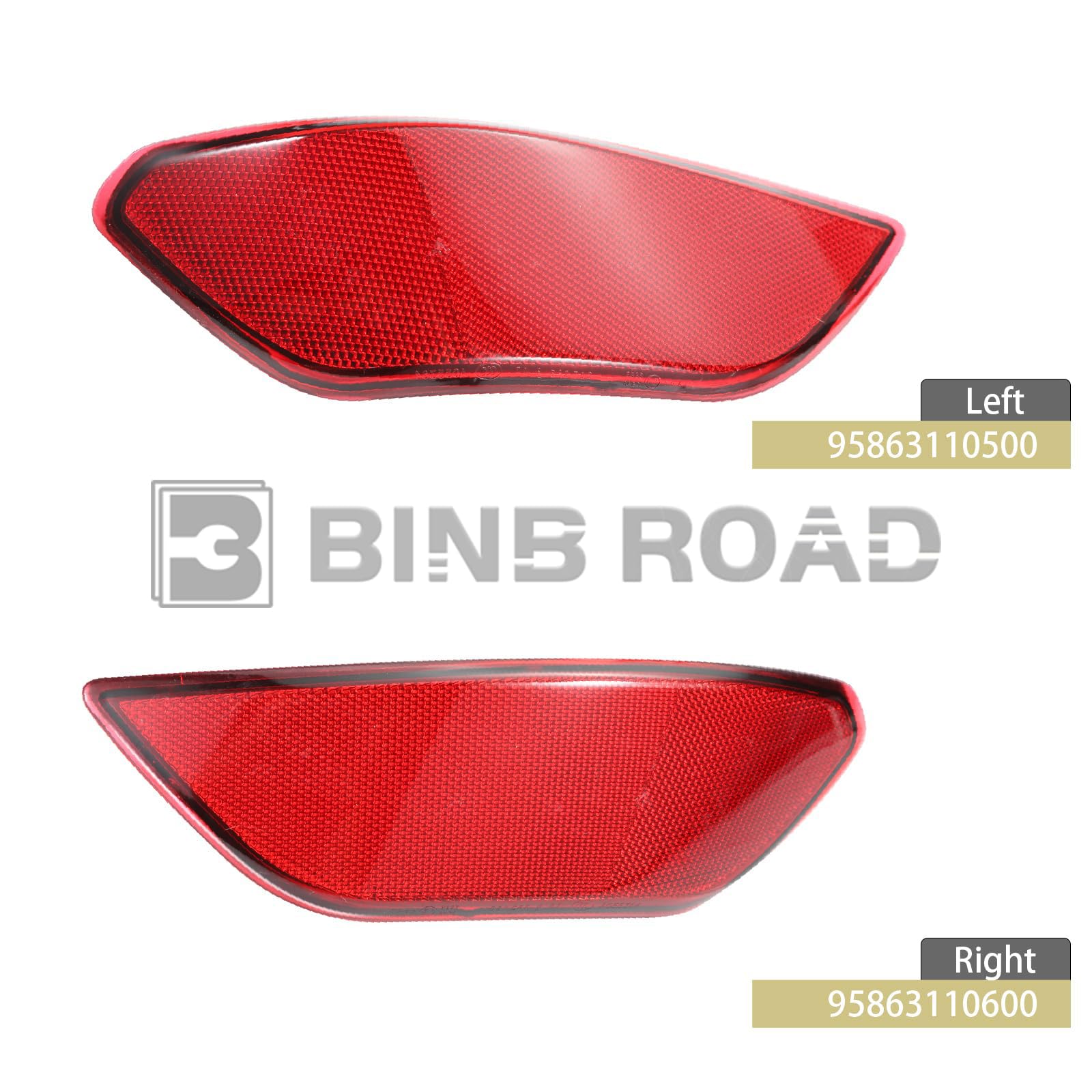 US 95863110500 + 95863110600 Rear Bumper Reflector