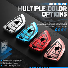 Key Fob Cover Case Compatible with BMW