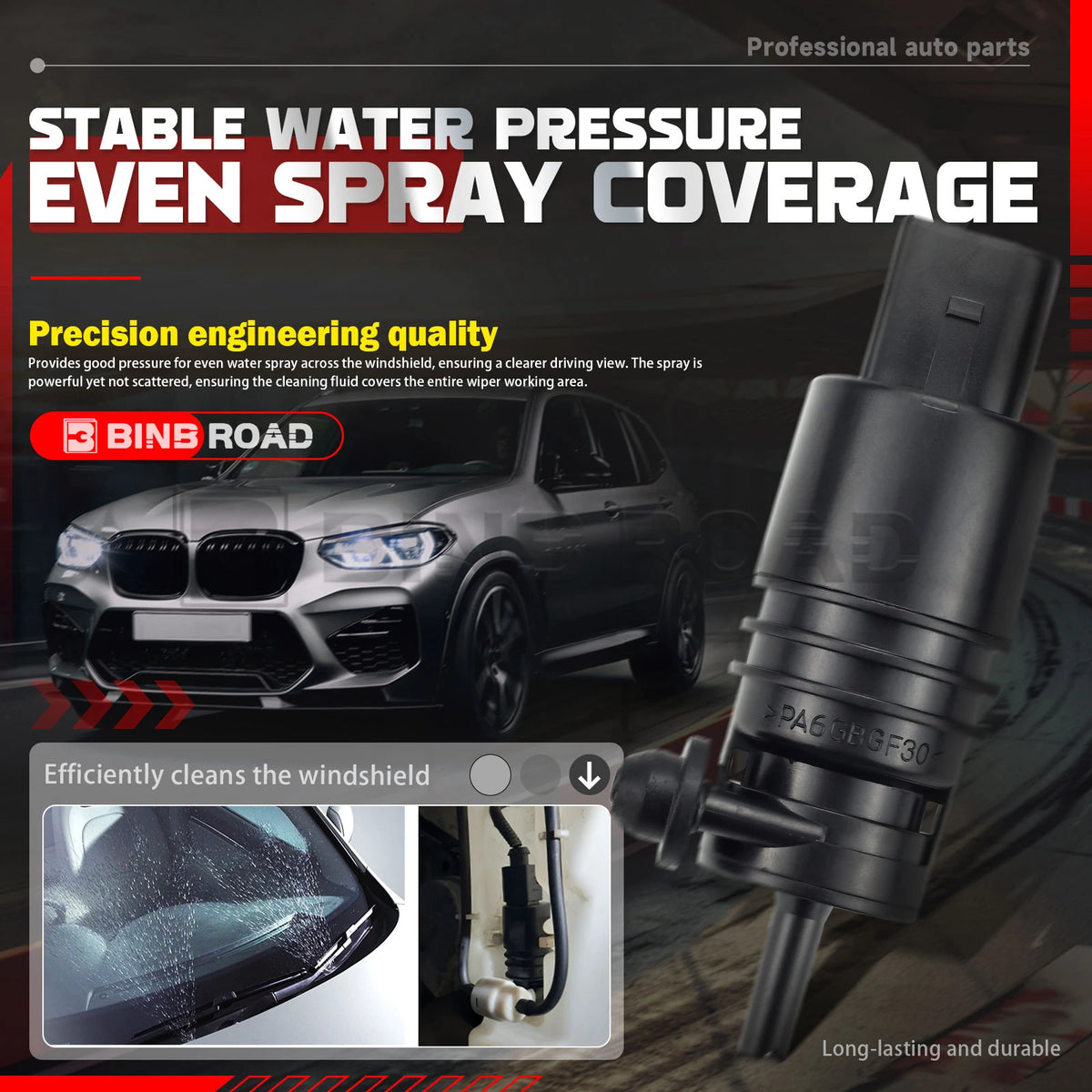 67128362154 67120154873 Windshield Washer Pump