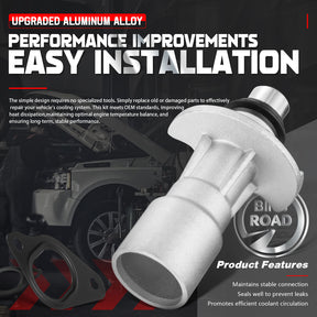 US LR028136 Aluminum Water Pump Oil Cooler Tube Adaptor Kit