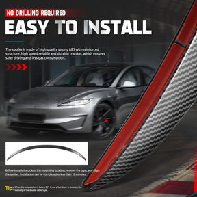 US Rear Spoiler Compatible with Tesla Model 3