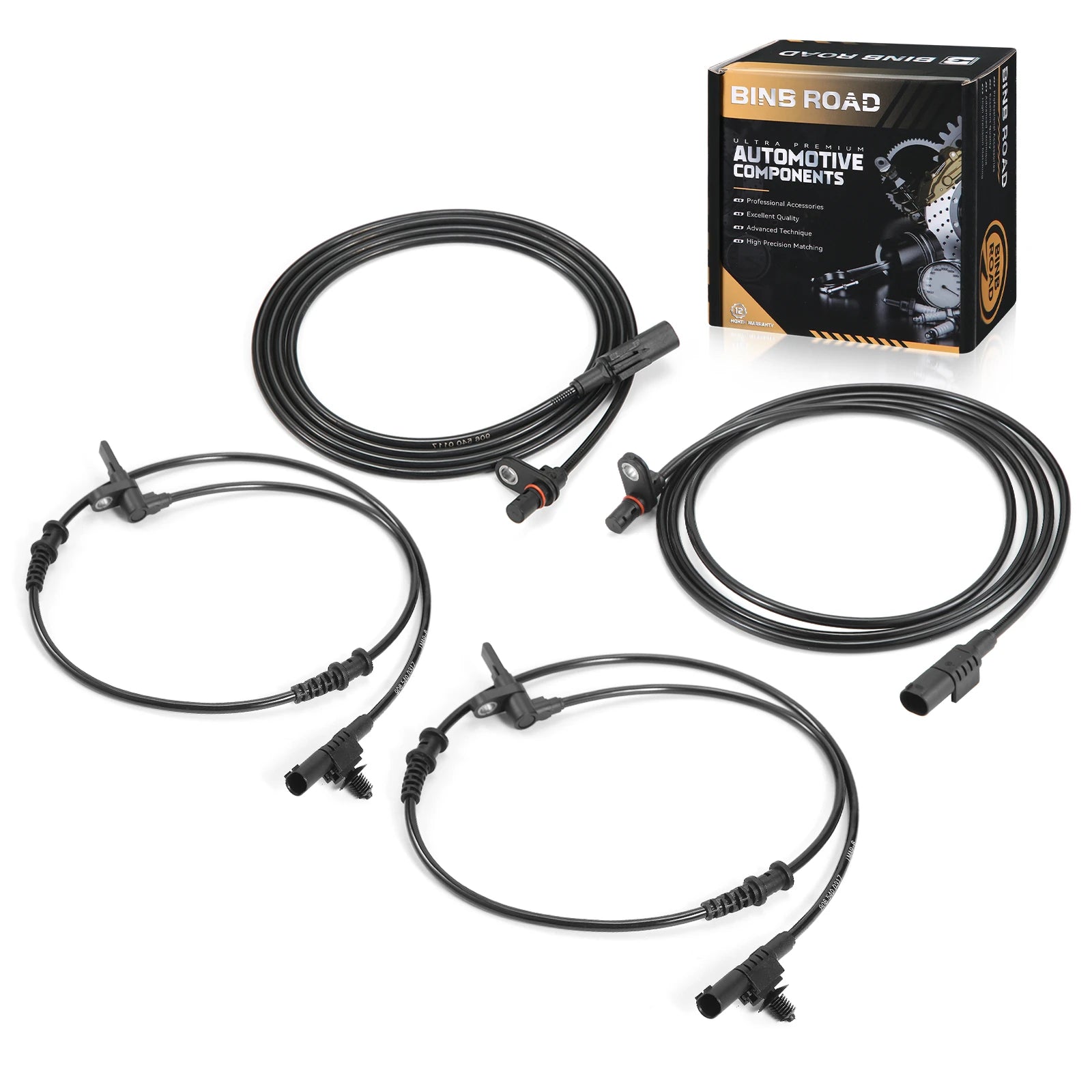 US B9065400317 + 9065400117 + 9065400217 Front Rear Left Right ABS Wheel Speed Sensor
