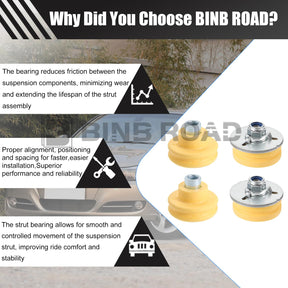 33506771738 + 33506771737 + 33536767334 + 33506767010 Rear Upper Lower Shock Absorber Mounts Grommets Bump Stops Kit