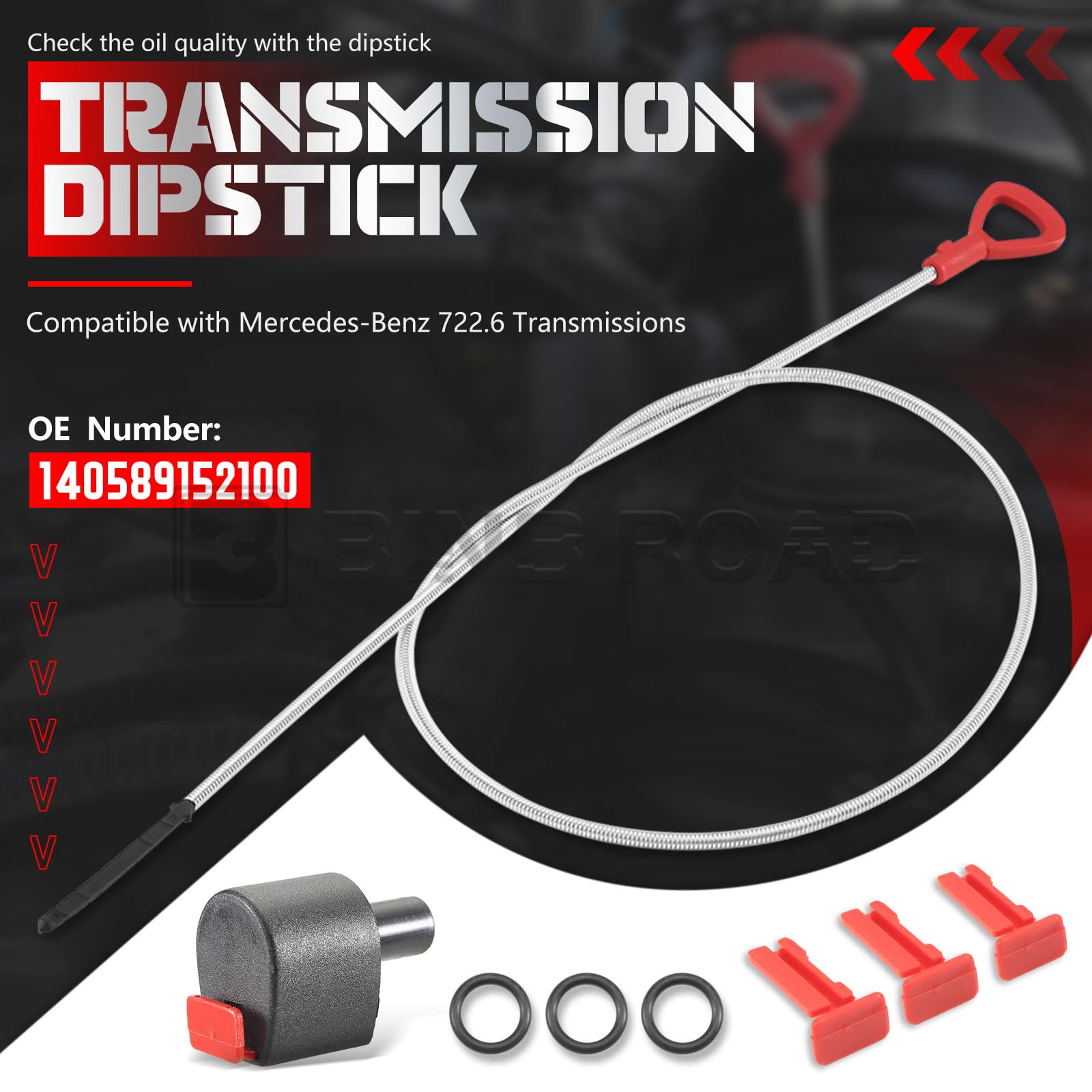 US 140589152100 Transmission Dipstick Transmission Fluid Dipstick Tool Kit