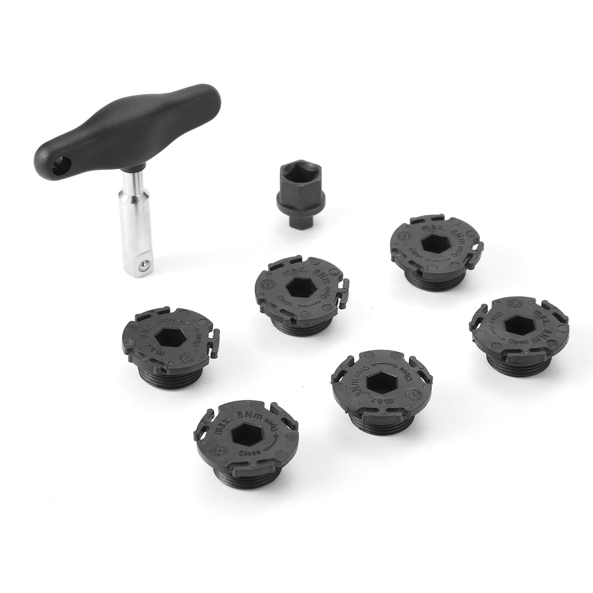 US 11137605018 1 Set Engine Oil Pan Drain Plug with Install Tool