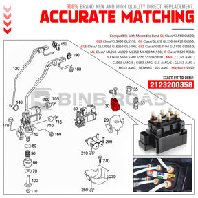 US 2123200358 2513200058 Air Suspension Solenoid Valve