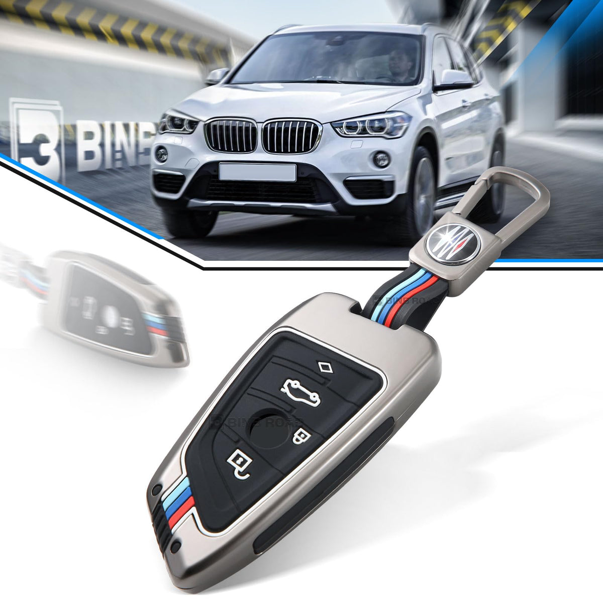 US Key Fob Cover Compatible with BMW 3 5 7 Series X1 X2 X3 X5 X6 X7