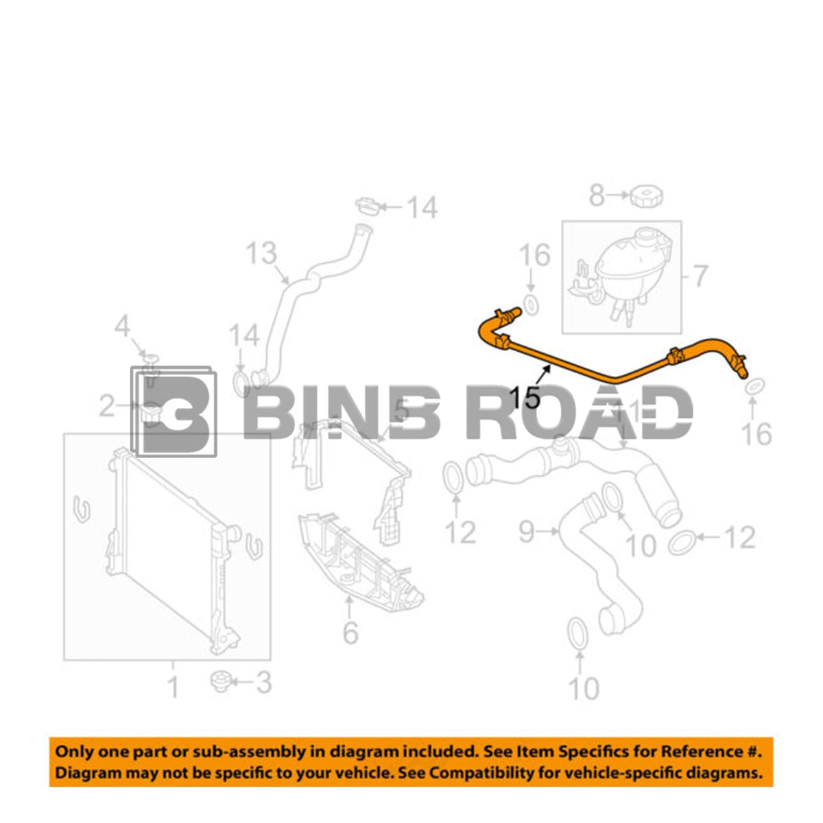 US 2045010925 Radiator Coolant Hose