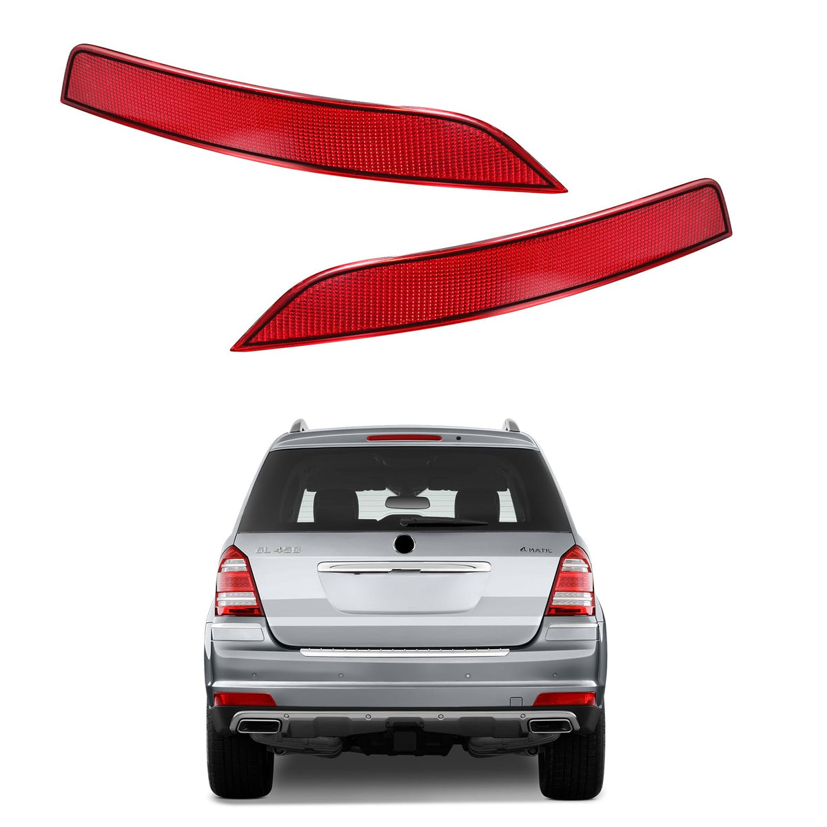 1648200974 1648201074 Rear Bumper Reflector