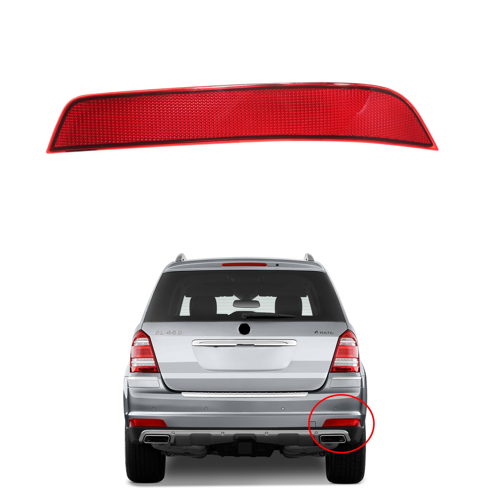 1648200974 1648201074 Rear Bumper Reflector