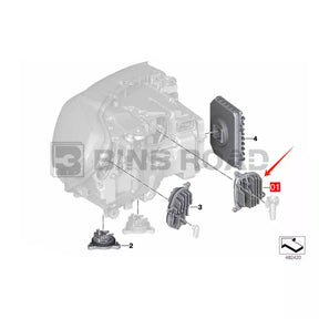 63117466107 + 63117466108 Yellow LED Angel Eye LED Boards