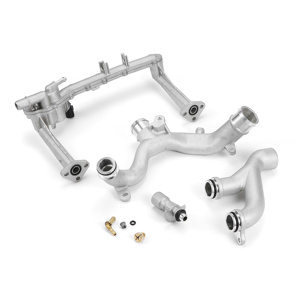 US 6Pcs Upgraded Coolant Water Pump Pipe System Kit