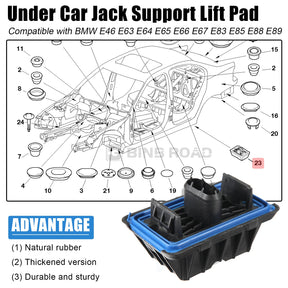 US 51717189259 Under Car Support Lifting Jack Pad