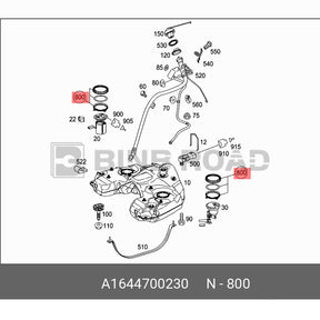US 1644700230 Fuel Pump Lock Ring Kit