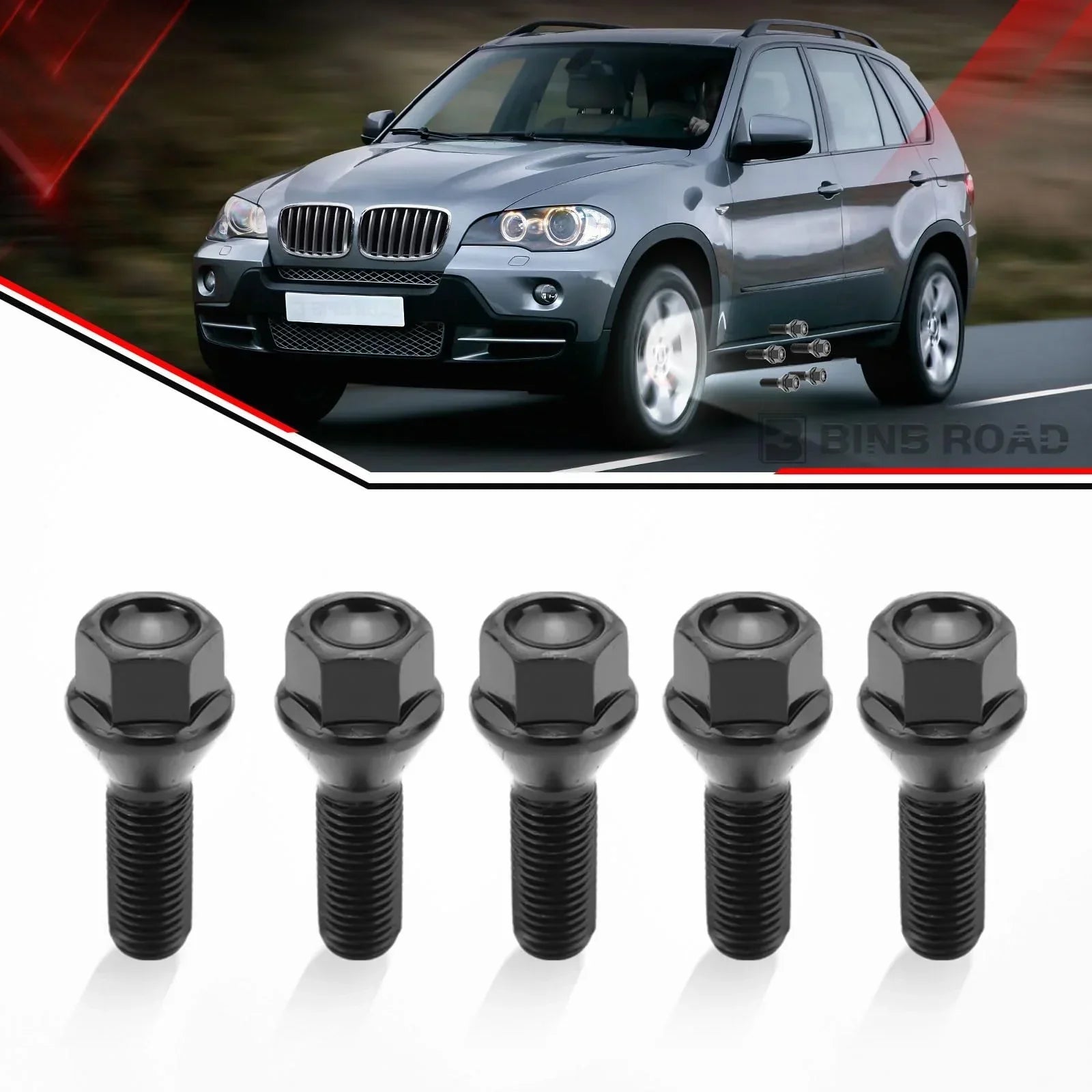 36136781150 Wheel Lug Bolt M12×1.5 Black