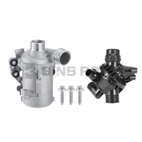 11537586783 + 11518635092 Electric Engine Water Pump & Thermostat with Bolt