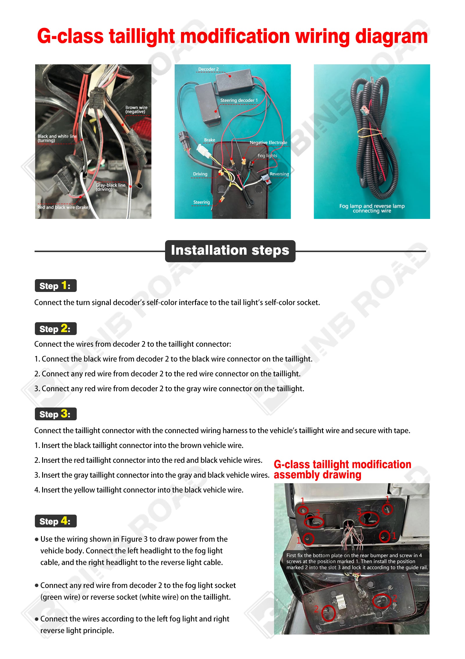 4638201964 + 4638202064 LED Tail Lights,2006-2018