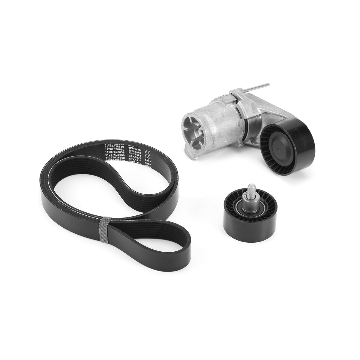 11288604266 + 11288604267 + 11287628659 Drive Belt Tensioner Idler Pulley Kit