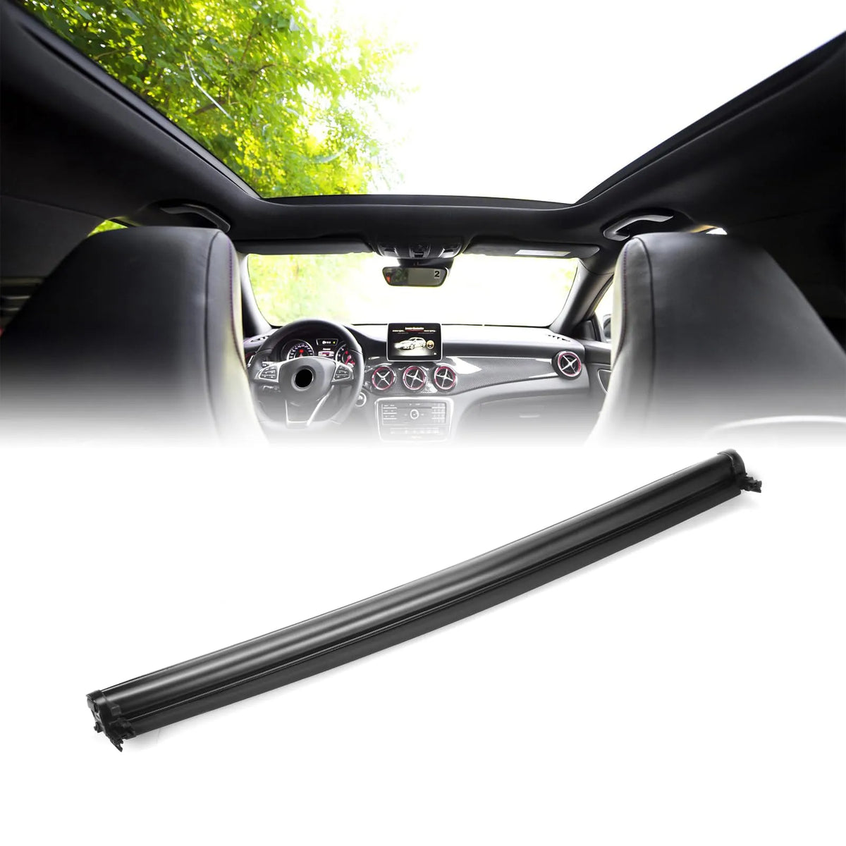 US 1767802000 17678020009F67B Black Sunroof Cover Assembly Sunroof Roller Blind