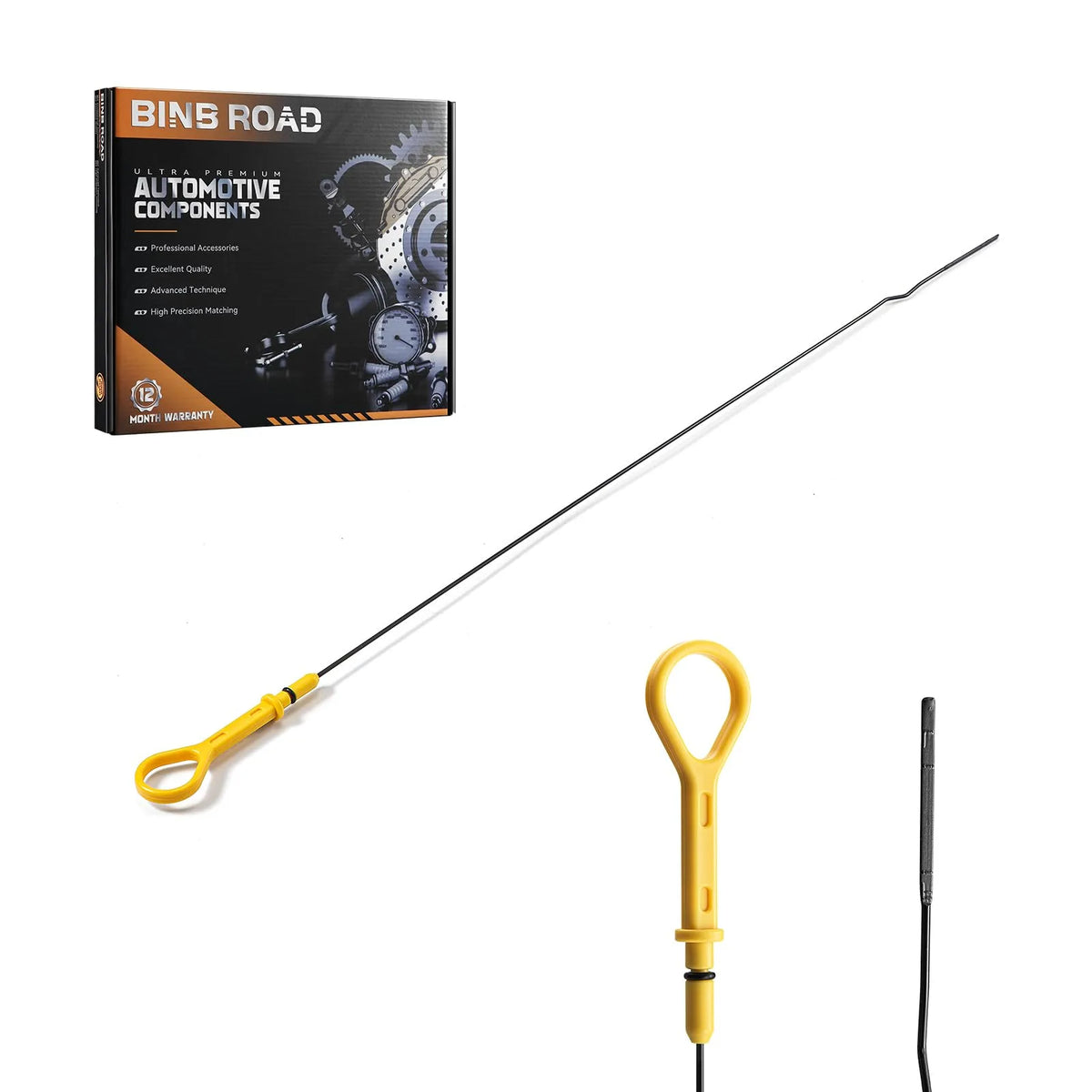 BINB ROAD Engine Oil Level Dipstick Compatible with Mazda Protege 626 Protege5 MX-6 (Replaces FS01-10-450A FS0110450A)