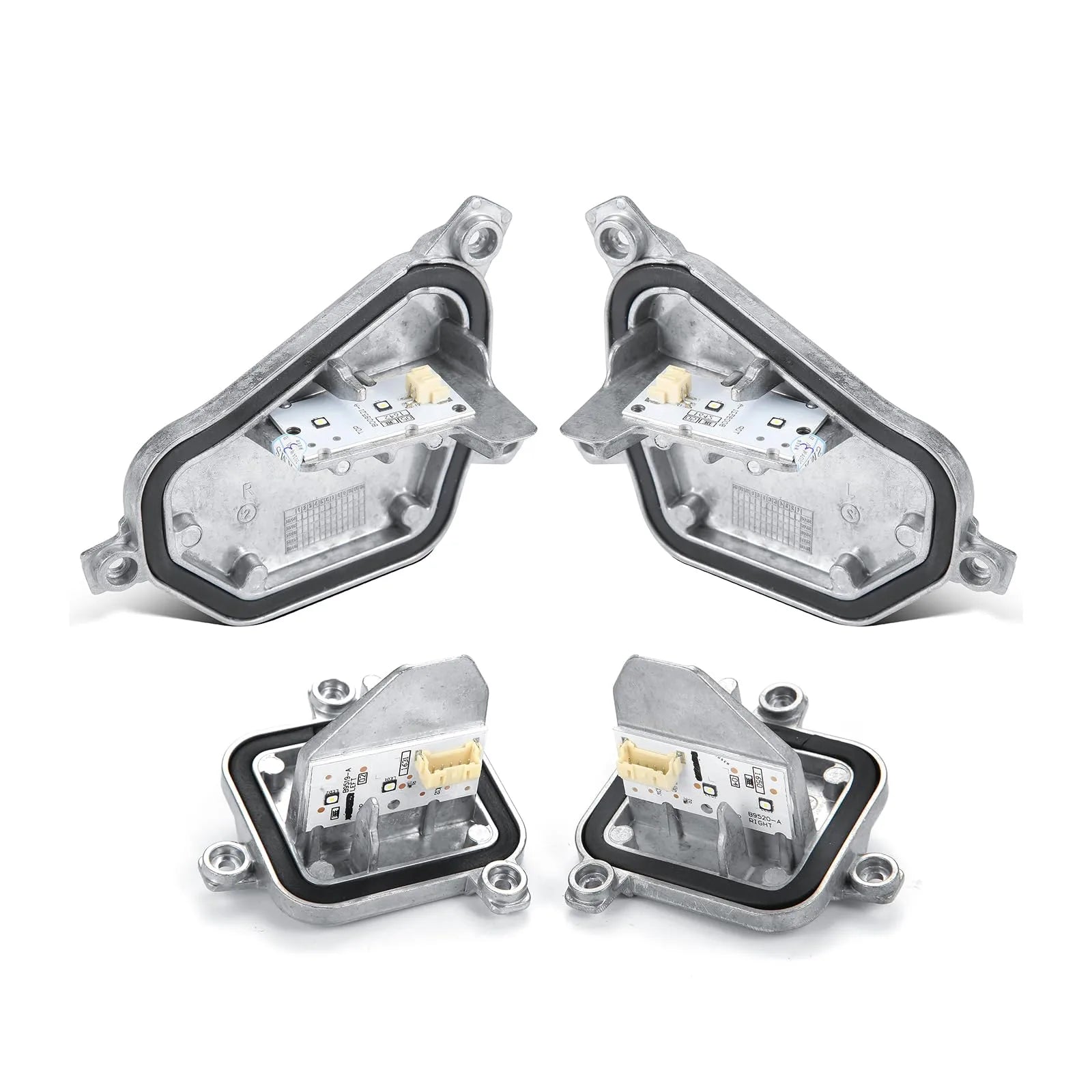US 63117428791 + 63117428792 LED Headlight Lights Modules Set