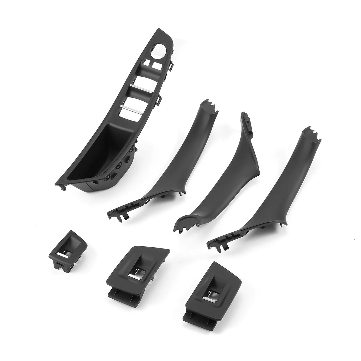 51417225873+51417225851+51417225852+ 51417225890+51417225889 Inner Door Panel Handle Pull Trim Cover Kit
