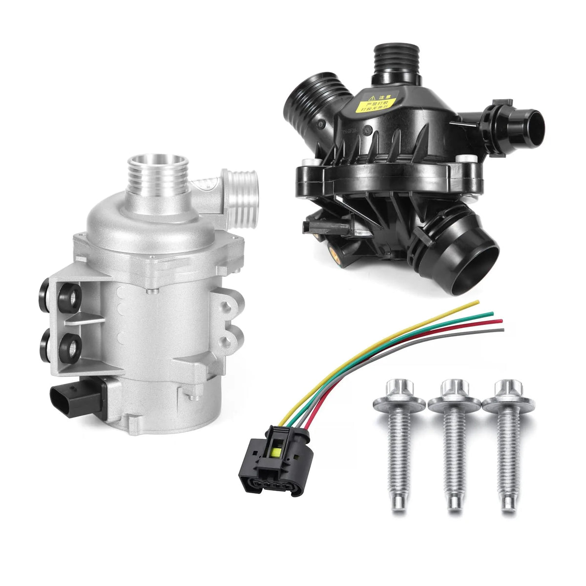 11537549476+11517586925+11510392553 Electric Engine Water Pump & Thermostat with Bolt