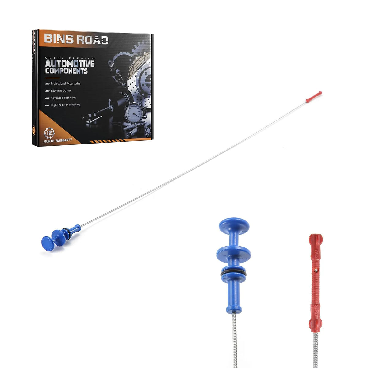 BINB ROAD Engine Oil Level Dipstick Compatible with Mercedes Benz W211 W212 X164 W463 W221 W251 W164 C216 C219 (Replaces 2730101272  )