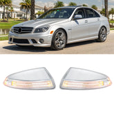 US 2048200821 + 2048200721 2Pcs Turn Signal LED Door Wing Side Mirror Light