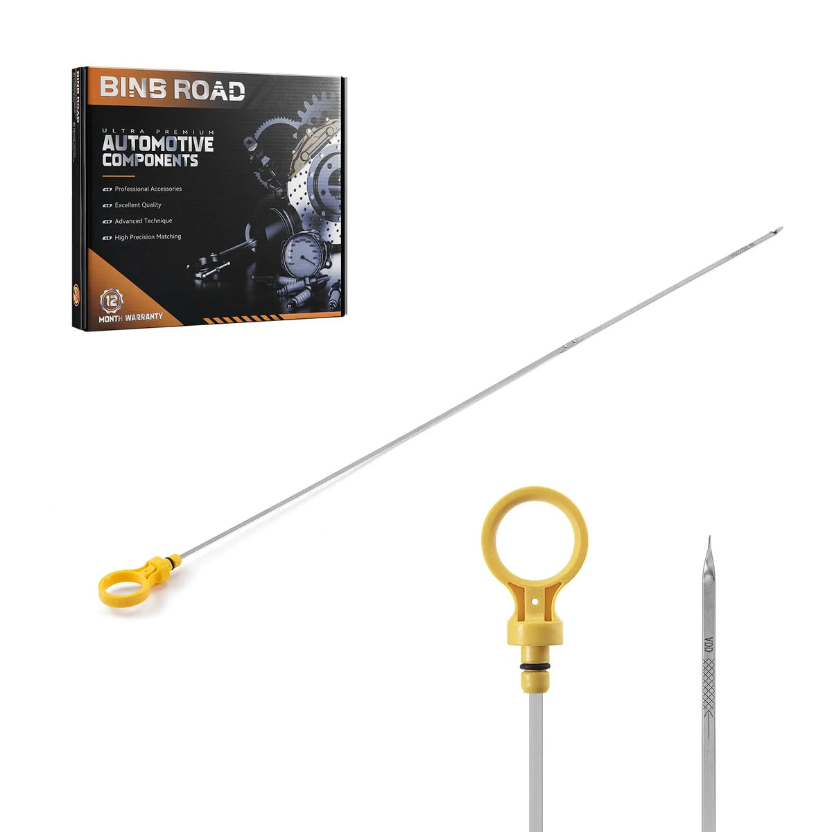 BINB ROAD Engine Oil Level Dipstick Compatible with GM Chevrolet Camaro Pontiac Firebird 5.7L 1998-2002 (Replaces 12551581)