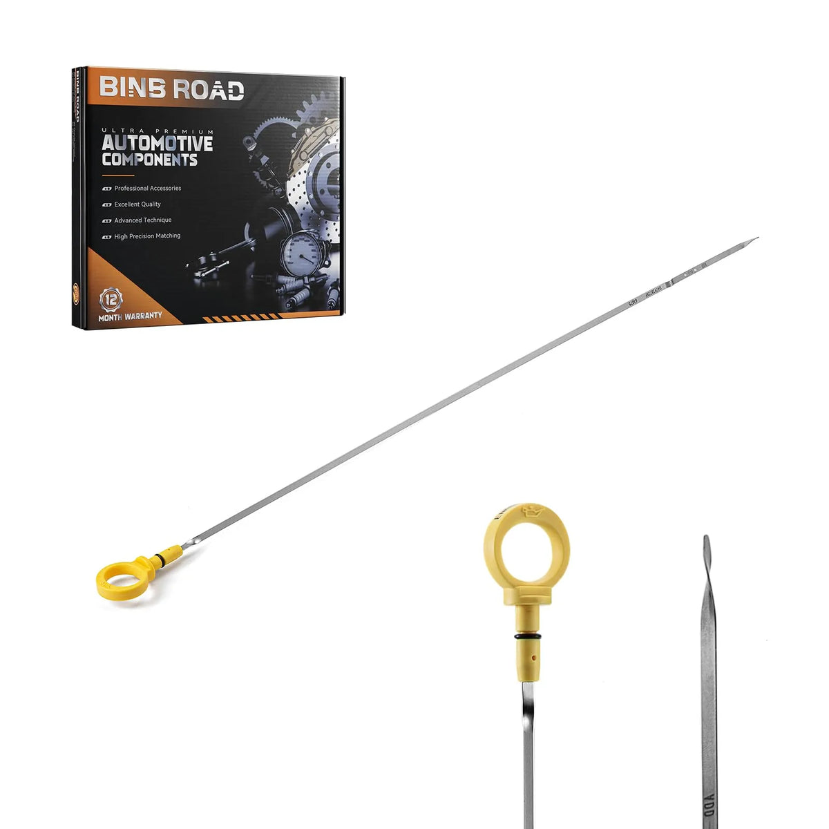 BINB ROAD Engine Oil Level Dipstick Compatible with Chrysler 300 Dodge Challenger Charger 5.7L 2009-2023 (Replaces 4792872AF)