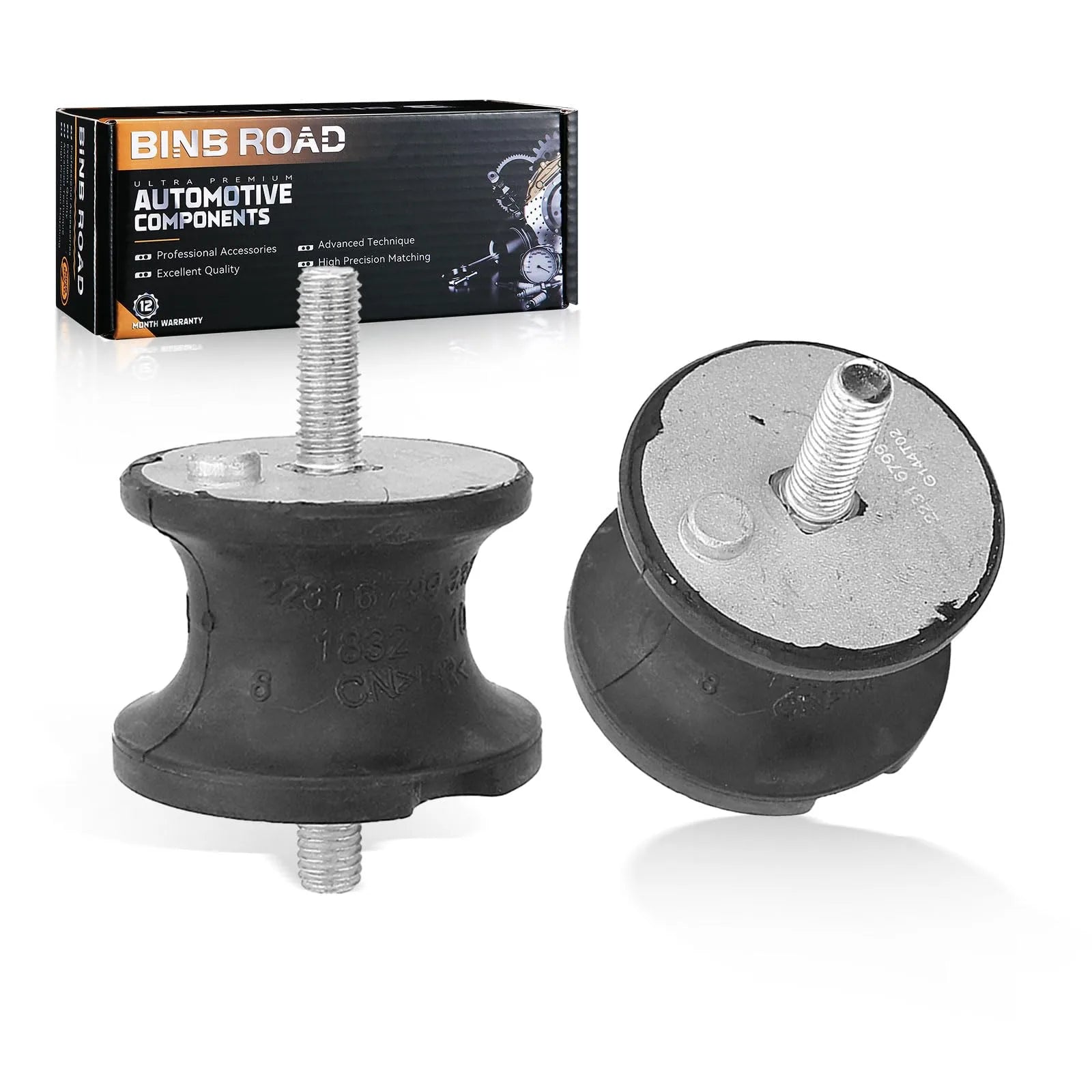 22316799331 Rear Transmission Mounts Bushings-2Pcs