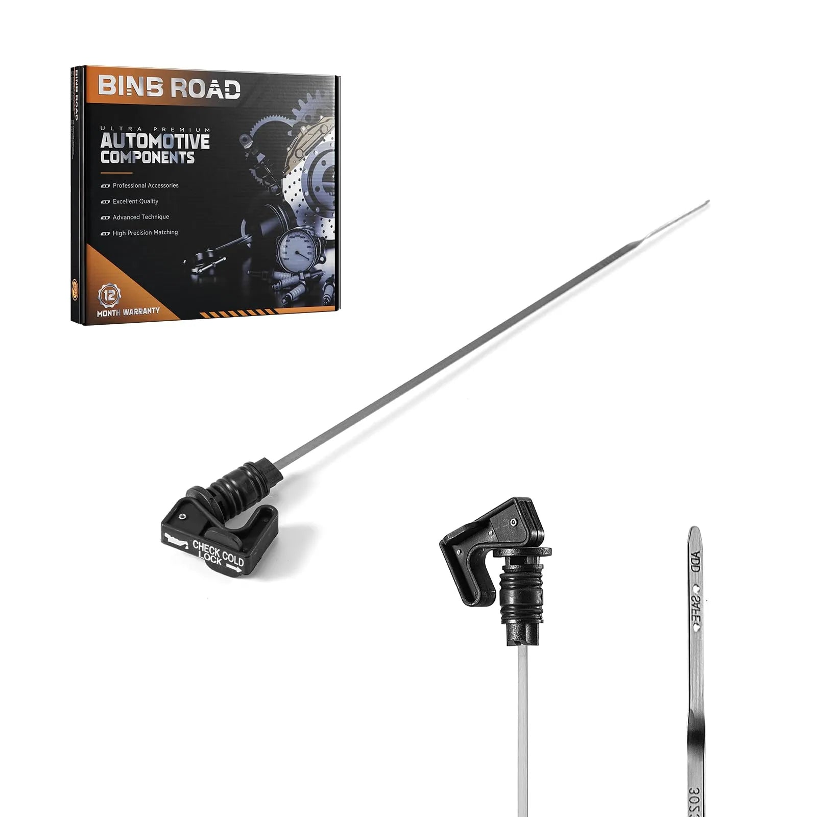 BINB ROAD Engine Oil Level Dipstick Compatible with Polaris Ranger RZR General ACE (Replaces 3023488)