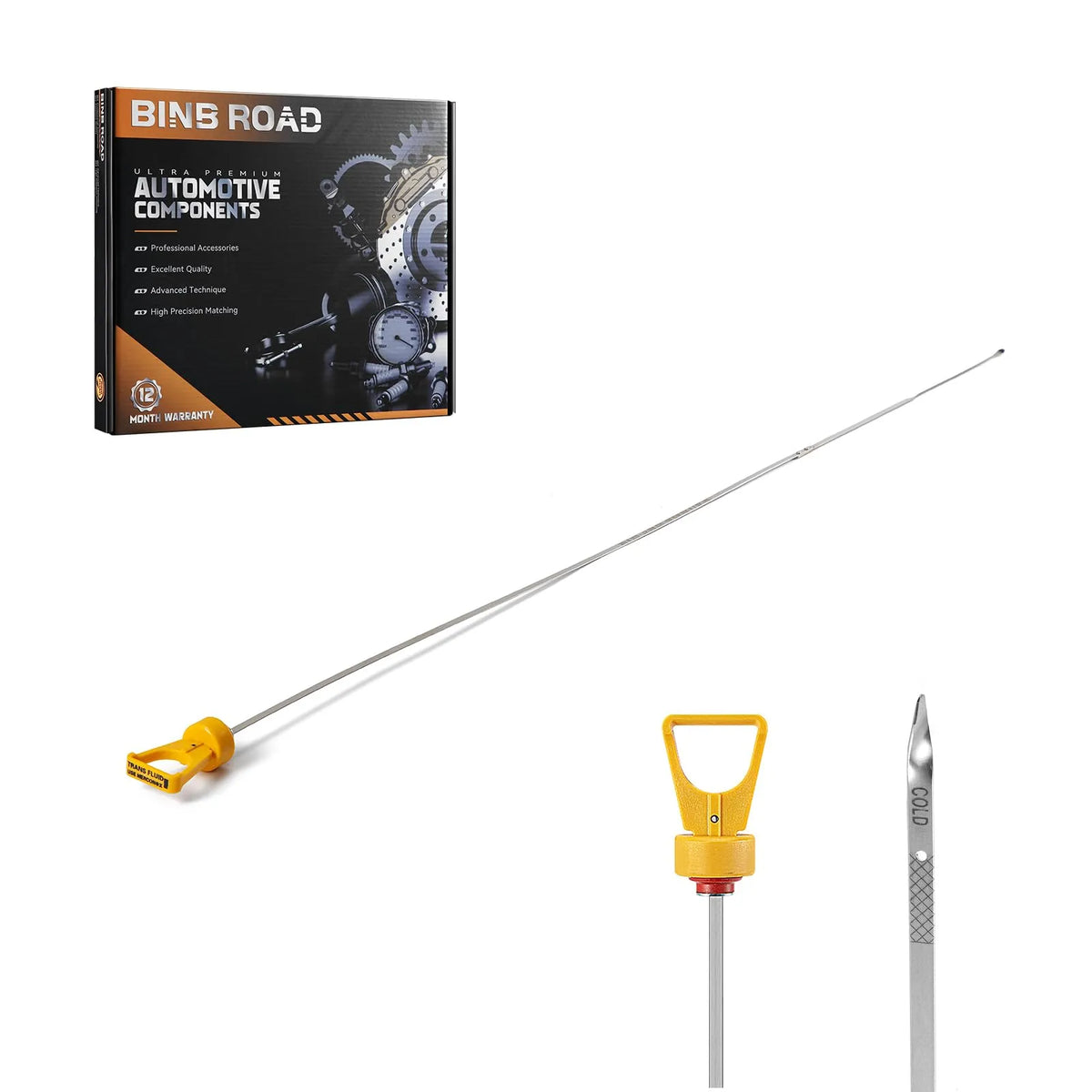 BINB ROAD Engine Oil Level Dipstick Compatible with Ford F-150 5.4L 2005-2008 (Replaces 5L3Z-7A020-B 5L3Z7A020B)