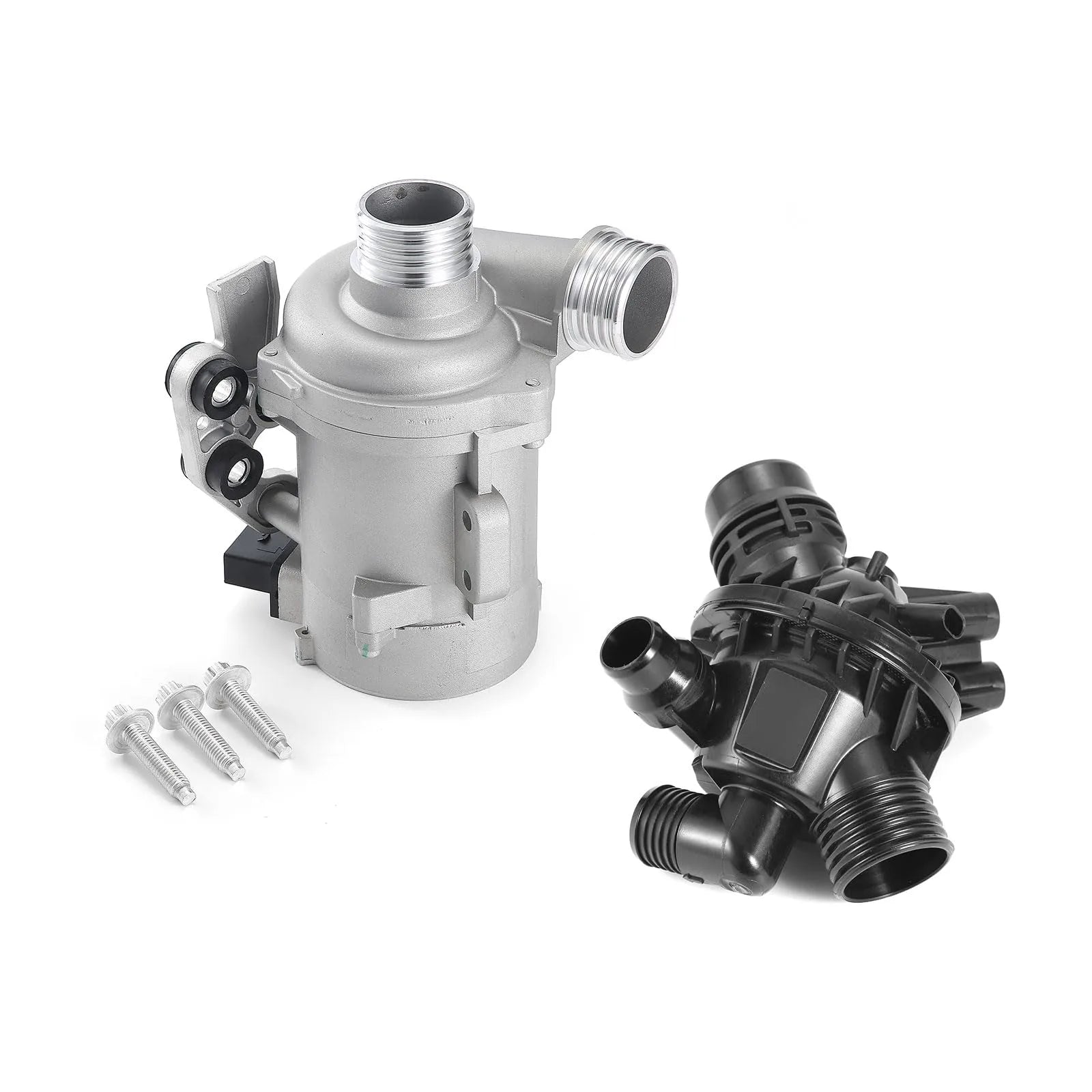 11537586783 + 11518635092 Electric Engine Water Pump & Thermostat with Bolt