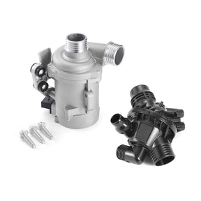 11537586783 + 11518635092 Electric Engine Water Pump & Thermostat with Bolt