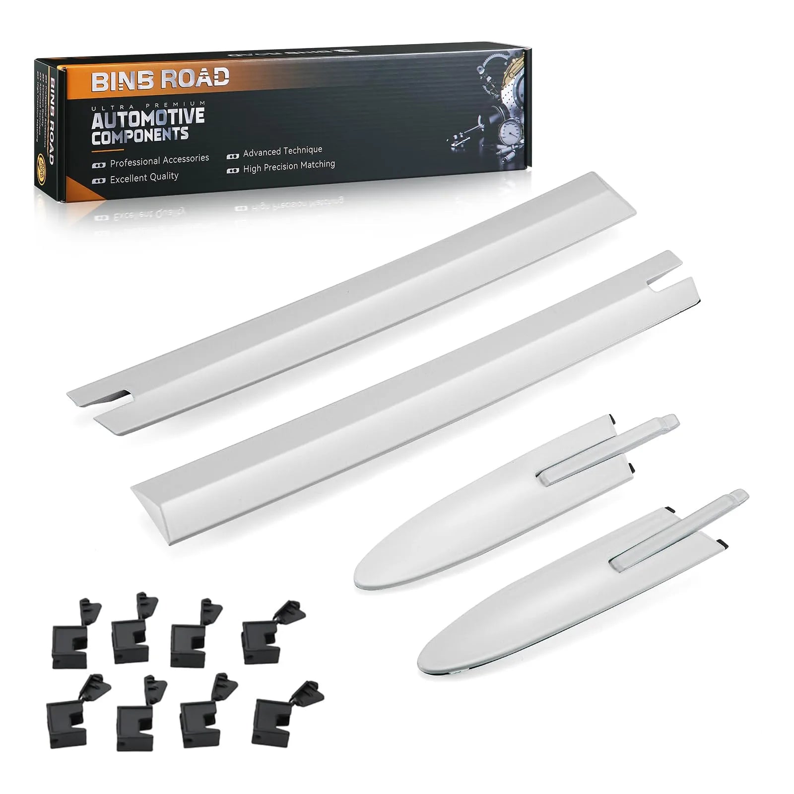 BINB ROAD Convertible Roof Top Hinge Cover Kit Compatible with BMW 328i 335i M3 428i 430i 435i 440i M4 E93 F33 F83 2007-2019,White (Replaces 54377184037 54377184047)