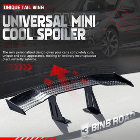 Car Mini Spoiler Wing, Mini Spoiler for Car Funny,Carbon Fiber A