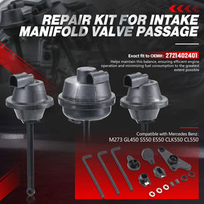 2721402401 Intake Manifold Air Flap Runner Repair Kit Gasket