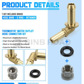 US LR049990 Thermostat-Wasserauslassschlauch-Anschlusssatz