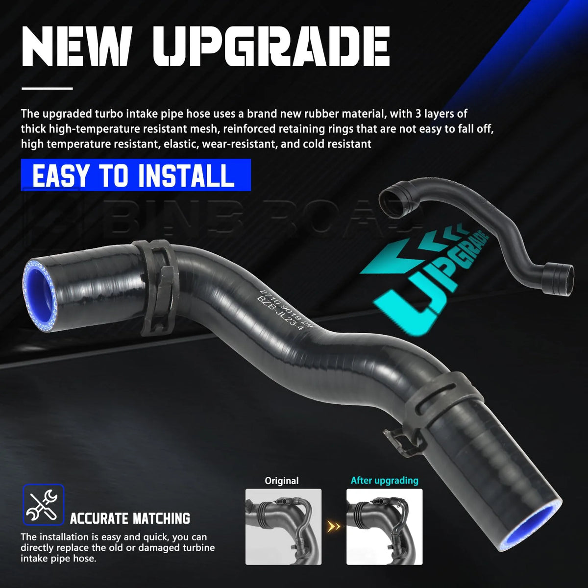 US 2710901929 Upgrade Turbo Intake Pipe Hose