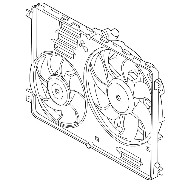 LR100364 Radiator Cooling Fan Assembly