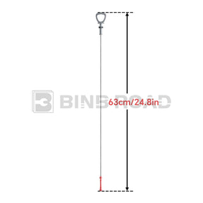 BINB ROAD Engine Oil Level Dipstick Compatible with Mercedes Benz C216 C209 A209 C219 W211 W212 W463 X164 W164 W251 W221 R230 (Replaces 2730101472)