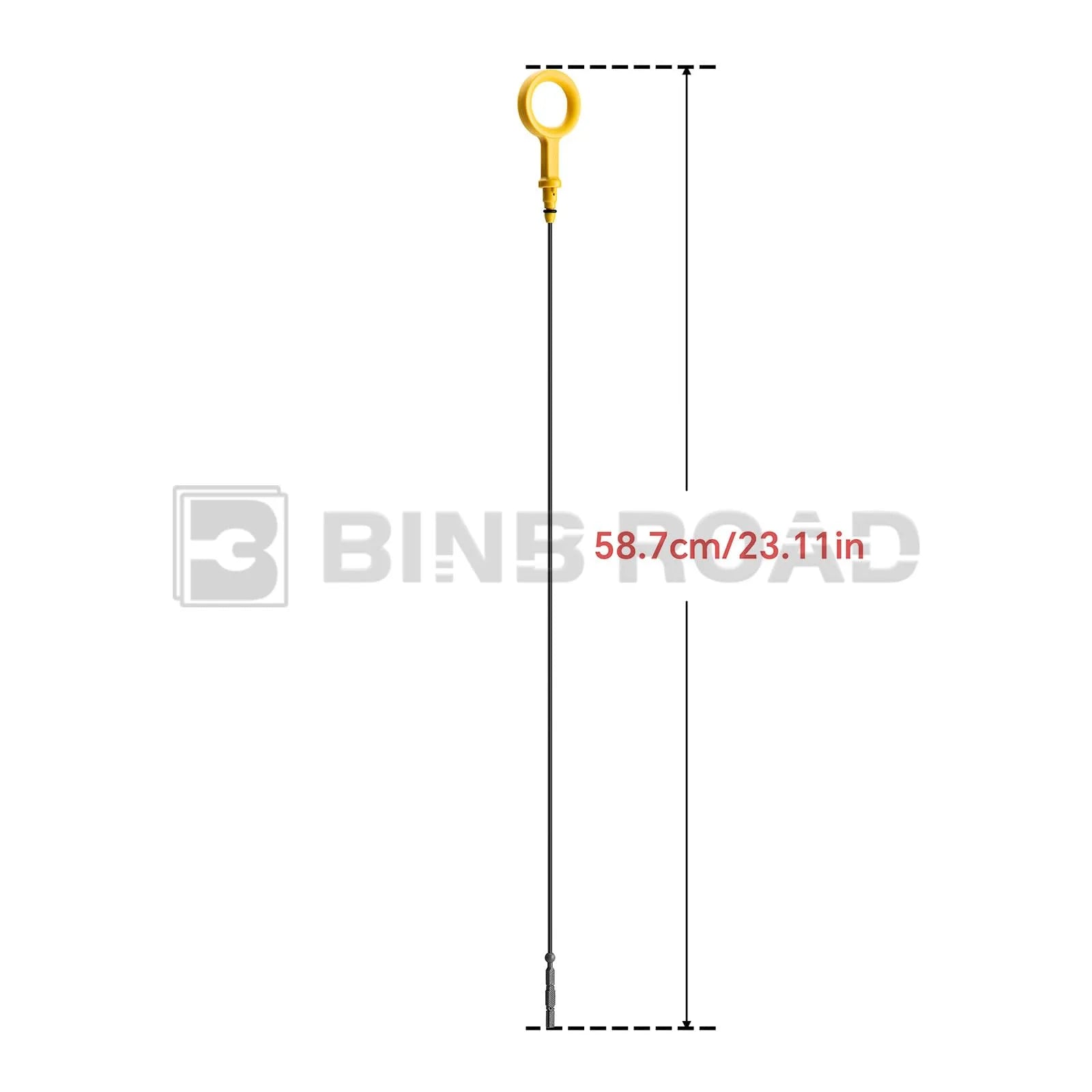 BINB ROAD Engine Oil Level Dipstick Compatible with Audi Q7 VW Touareg 3.0L V6 TDI Diesel 2008-2018 (Replaces 059115611AM)