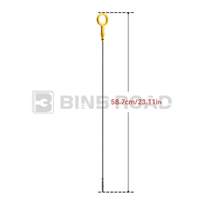 BINB ROAD Engine Oil Level Dipstick Compatible with Audi Q7 VW Touareg 3.0L V6 TDI Diesel 2008-2018 (Replaces 059115611AM)
