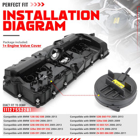 11127552281 Engine Valve Cover