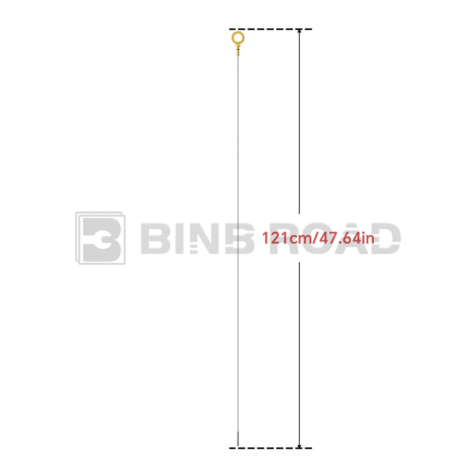 BINB ROAD Engine Oil Level Dipstick Compatible with Ford F-250 F-350 F-450 F-550 2006-2007 (Replaces 6C3Z-6750-A 6C3Z6750A)
