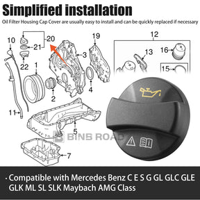 0000100301 0000101685 0000180702 0000100285 0000100385 0000101685 Engine Oil Filler Cap