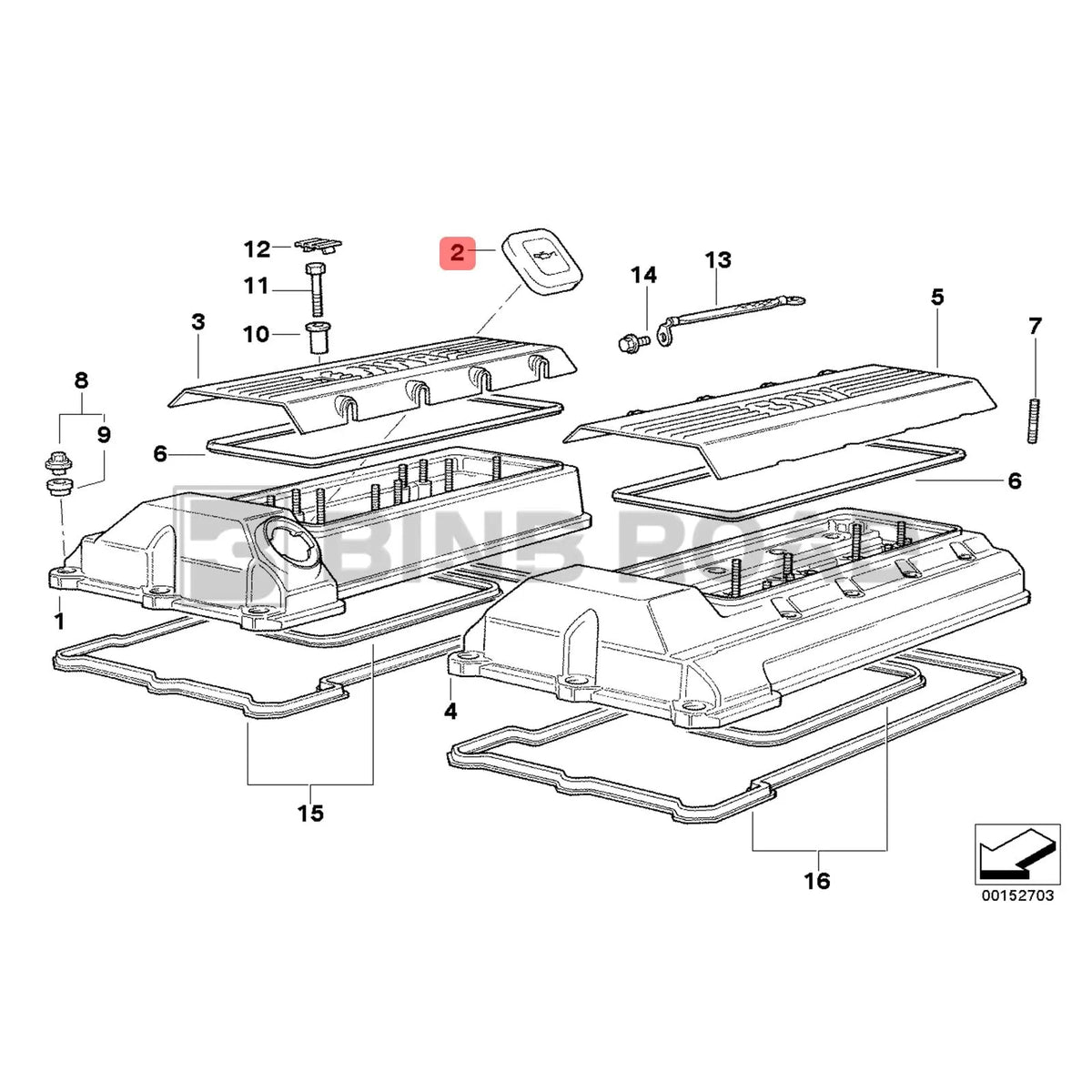 11127509328 Engine Oil Filler Cap